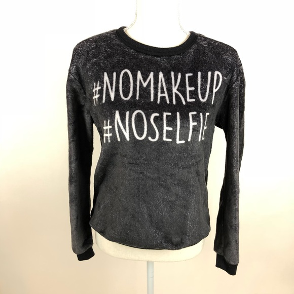 Cold Crush Sweaters - Cold Crush #NoMakeup #NoSelfie Fuzzy Sweater